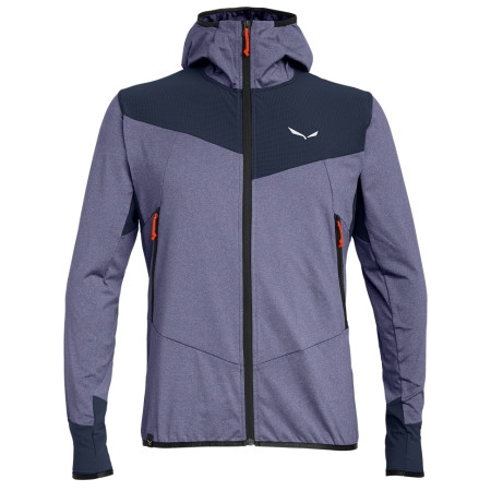 Herrenjacke Salewa Agner Hybrid Pl/Dst M Fz Hdy grau 3966 - navy blazer melange
