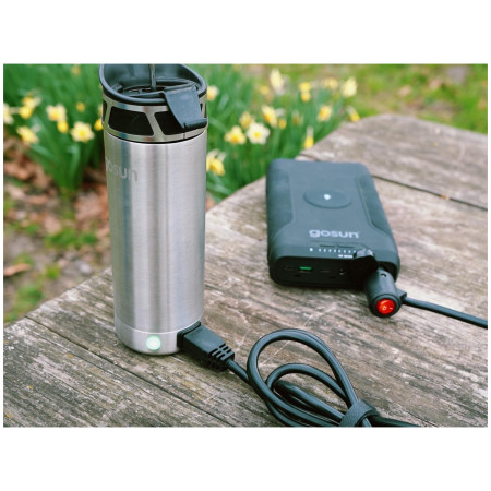 Thermokanne GoSun Brew 12V und Kaffeemaschine French Press
