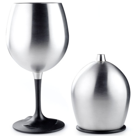 Glas GSI Outdoors Glacier Stainless Red Wine Glass silber