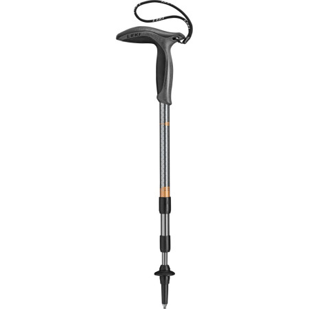 Trekkinstock Leki Super Micro schwarz gunmetal-dark anthracite-copper