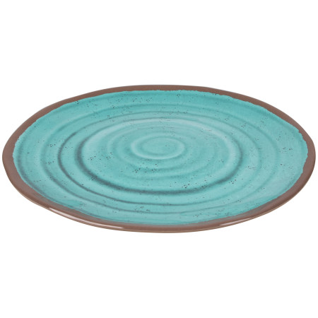 Teller-Set Bo-Camp Breakfast plate Halo 4 ks türkis aqua