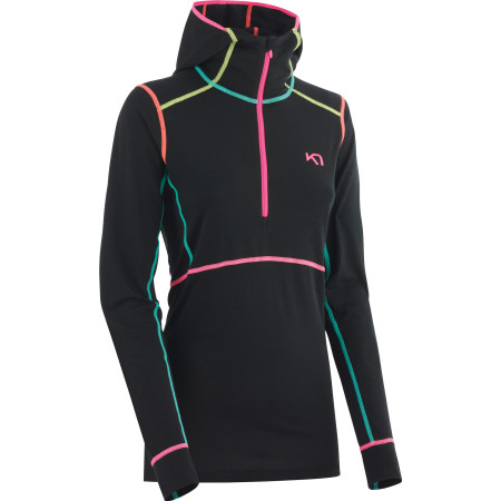 Damen-Sweatshirt Kari Traa Svala Hood schwarz Bm