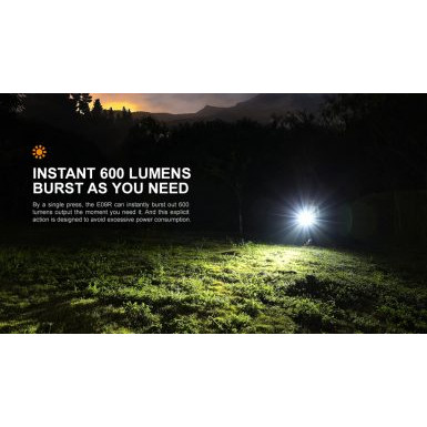 Aufladbare Taschenlampe Fenix E09R