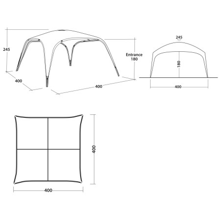 Vordach Outwell Wakefield Shelter XL