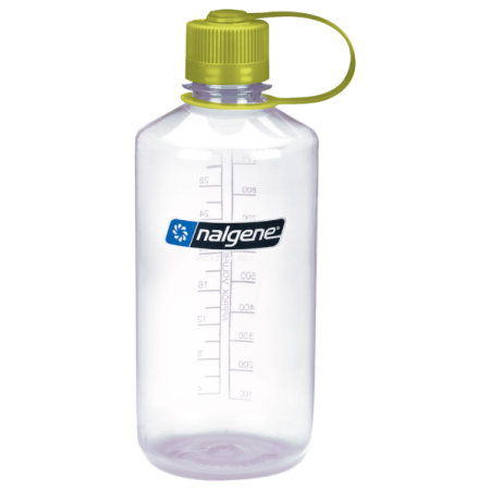 Flasche Nalgene Narrow Mouth 1l Sustain durchsichtig Clearw/GreenClos