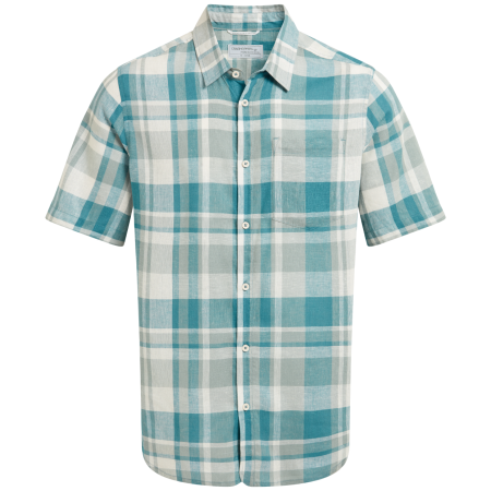 Hemd Craghoppers Argino Short Sleeved Shirt blau TrnqlBluChk