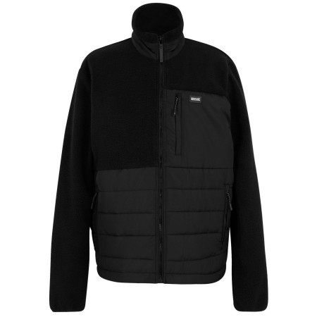 Herrenjacke Regatta Frankie Borg Hybrid schwarz Black