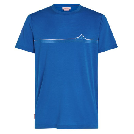 Herren-T-Shirt Icebreaker Men Merino 150 Tech Lite SS Tee Range Stripes