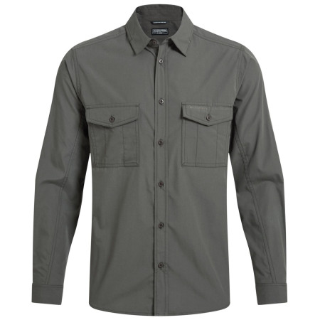 Herrenhemd Craghoppers Kiwi II LS Shirt grau Cedar