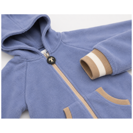 Kinderoverall DucKsday Polar Fleece Twin/Blue