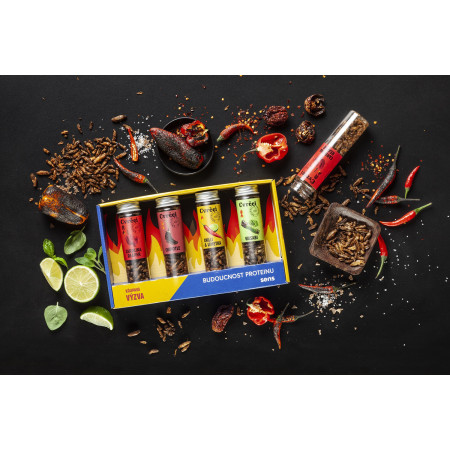 Essbare Grillen Sens Heiße, knusprige und geröstete Grillen - Carolina Reaper