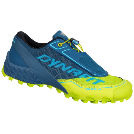 Herren Laufschuhe Dynafit Feline SL blau/gelb Lime Punch/Fjord