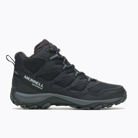 Pánské zimní boty Merrell West Rim Sport Thermo Mid Wp schwarz black