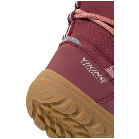 Kinder Winterschuhe Viking Outdoor Footwear Birch Barefoot Warm WP Pull-on Wine