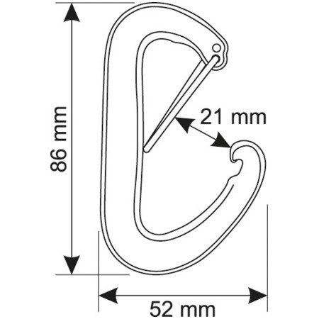 Karabiner Camp Nano 22