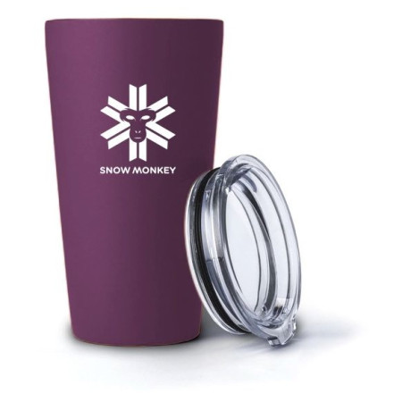 Thermotasse Snow Monkey Enjoyer 473 ml lila Plum