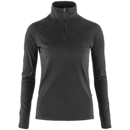 Damen-Sweatshirt Fjällräven Skare Half Zip dunkelgrau Dark Grey