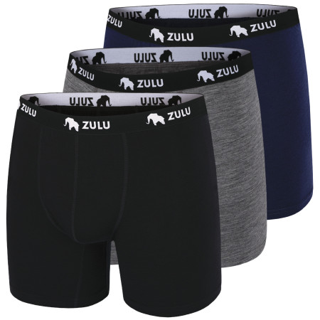 Herren-Boxershorts Zulu Merino 160 6in 3-pack mix1