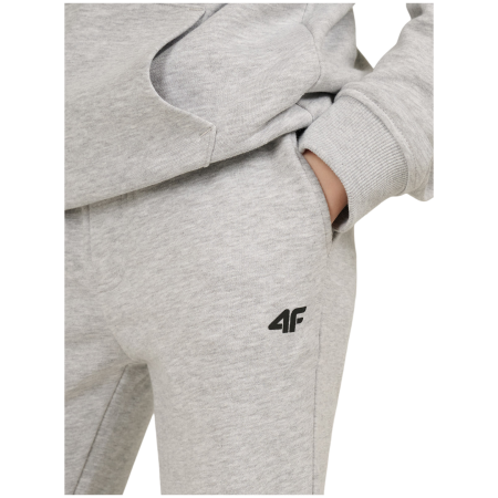 Kinder-Jogginghose 4F Trousers Cas M1828 Cold Light Grey Melange