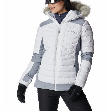 Damenjacke Columbia Bird Mountain™ Insulated Jkt weiß/grau White, Tradewinds Grey