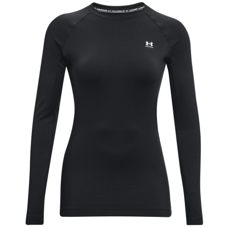 Damen-Funktionsshirt Under Armour Authentics Crew schwarz Black//White
