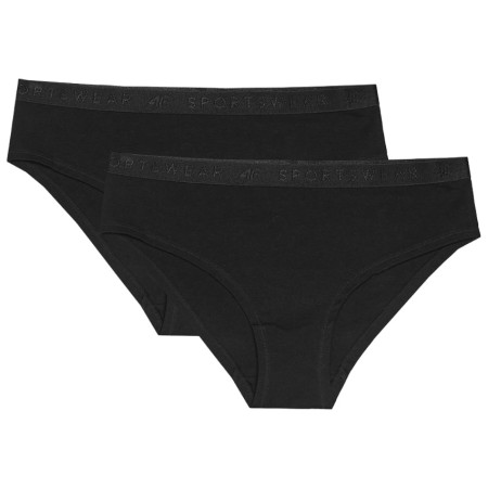 Damenhöschen 4F Panties F017 (2Pack) schwarz Black