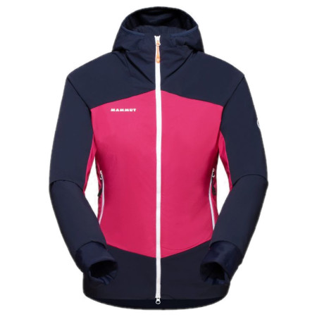 Damenjacke Mammut Taiss IN Hybrid Hooded Jacket Women rosa pink/marine