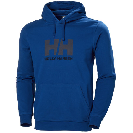 Herren-Sweatshirt Helly Hansen Hh Logo Hoodie blau Deep Fjord
