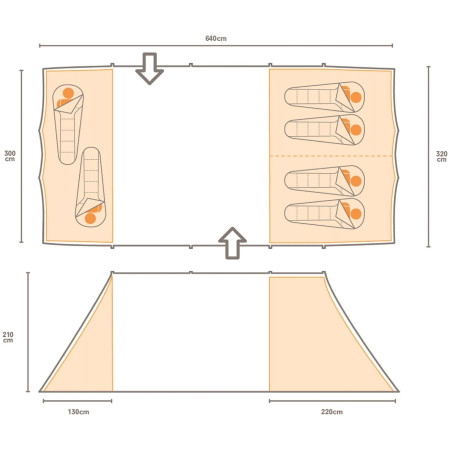 Zelt Regatta Karuna 6