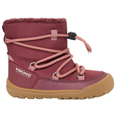 Kinder Winterschuhe Viking Outdoor Footwear Birch Barefoot Warm WP Pull-on Wine