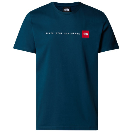Herren-T-Shirt The North Face M S/S Never Stop Exploring Tee petrolfarbe MIDNIGHT PETROL