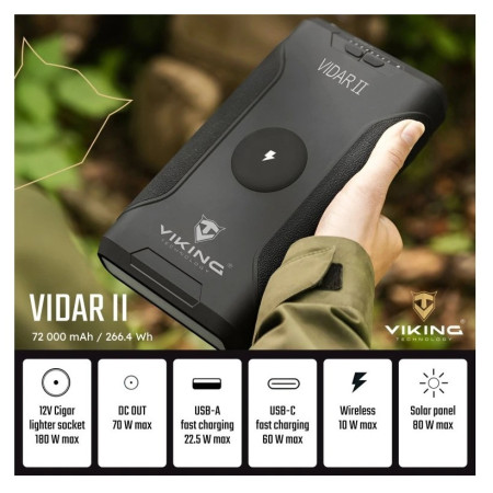 Outdoor-Powerbank Viking Technology Vidar II
