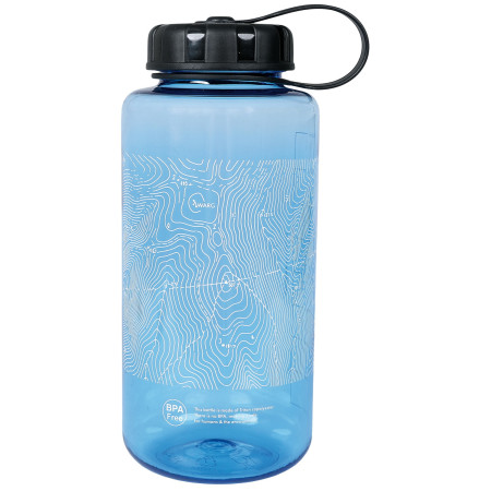 Flasche Warg Lines Tritan Wide 1L blau blue