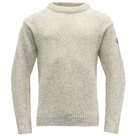 Herren Funktions-Sweatshirt Devold Nansen Wool Sweater hellgrau GREY MELANGE