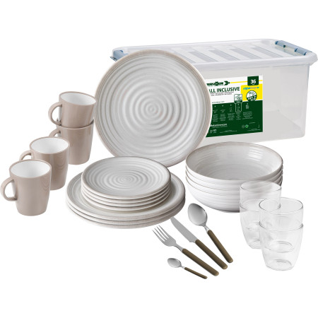 Geschirrset Brunner Savana All Inclusive weiß