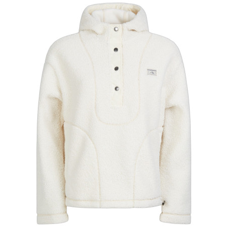 Damen-Sweatshirt Fundango Juniper Pile Jacket weiß butter