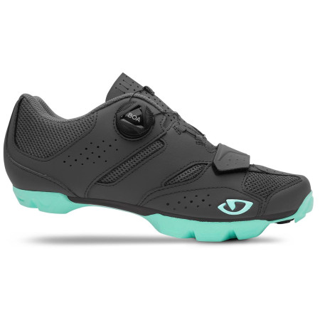 Damen-Radsportschuhe Giro Cylinder W II grau DarkShadow