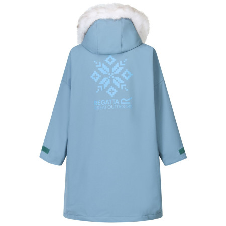 Kinder-Regenmantel Regatta Junior Waterproof Changing Robe Pro Grey Mirage
