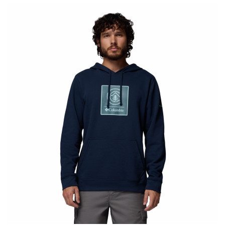 Herren-Sweatshirt Columbia Columbia Trek™ Graphic Hoodie dunkelblau Collegiate Navy, Linework C Badge