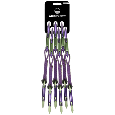 Express-Set Wild Country Session Quickdraw 6X12Cm lila/grün 5823/PURPLE GREEN