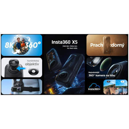 Kameras Insta360 X5