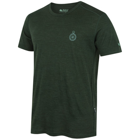 Herren-T-Shirt Zulu Merino Quest 160 Short Comfy