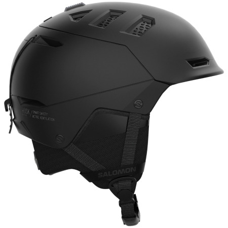 Skihelm Salomon Husk Pro Mips schwarz Black
