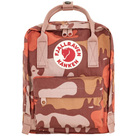 Urban-Rucksack Fjällräven Kånken Graphics Mini rosa ChalkRose-Hidden Animals