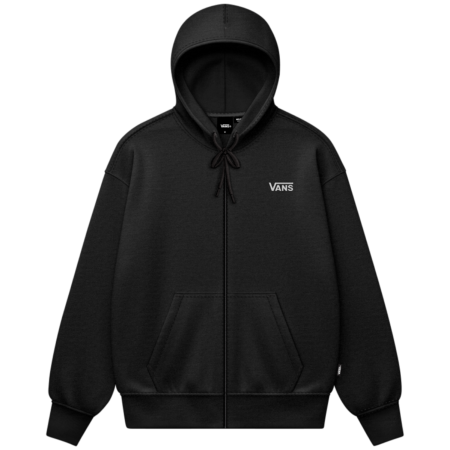 Herren-Sweatshirt Vans Left Chest Full Zip schwarz Black