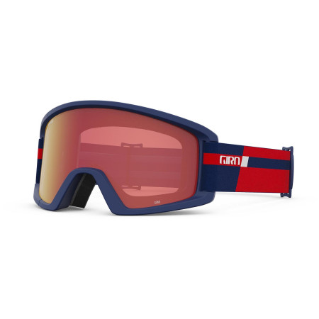 Skibrille Giro Semi Red Midnight Podium