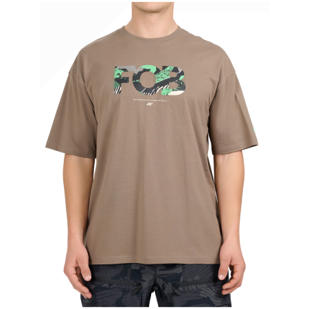Herren-T-Shirt 4F Tshirt M3569 hellbraun Light Brown