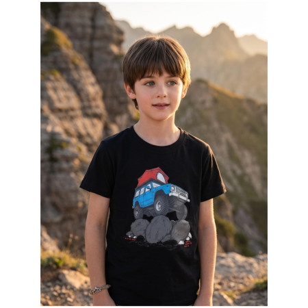 Kinder-T-Shirt Alpine Pro Ecomo 4 Black