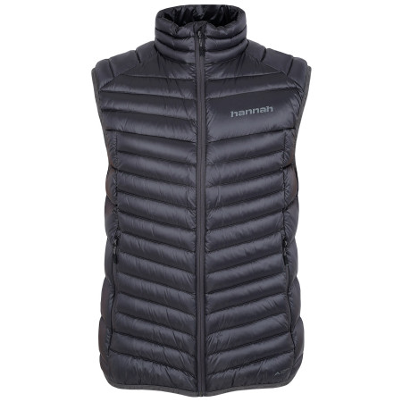 Herrenweste Hannah Adare schwarz Asphalt stripe