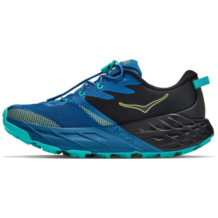 Kinderschuhe Hoka Speedgoat 7 Big Kids Black/Night Glow Blue